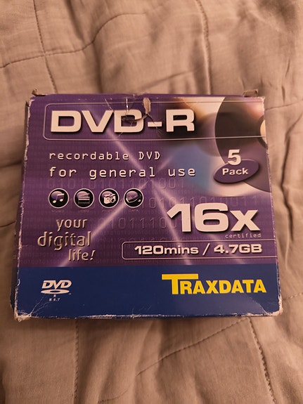 5 x DVD-R levyä