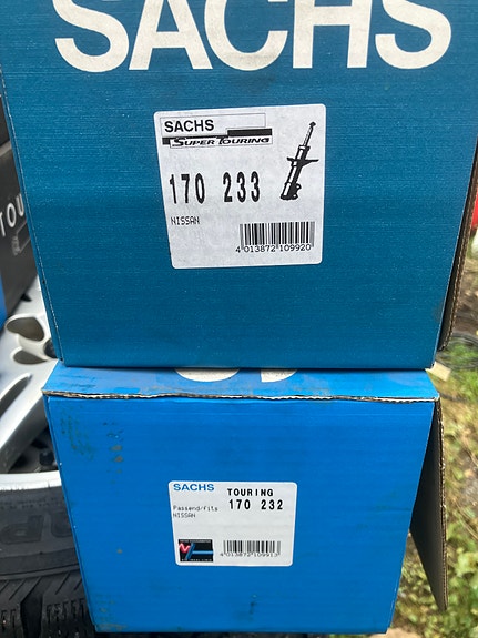 Nissan Sunny N14/Y10 Etuiskarit Sachs 90-96