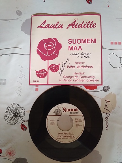 Vilho Vartiainen 7" Laulu äidille/Suomeni maa
