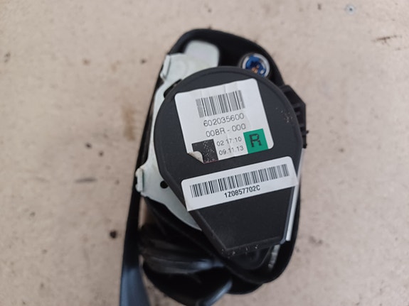 SKODA OCTAVIA 2010-13 Turvavyö etu oikea 1Z0857702C