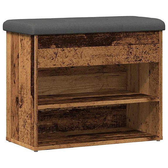 vidaXL Kenkien säilytyspenkki vanhaa puuta 62x32x50 cm levy(sku857629