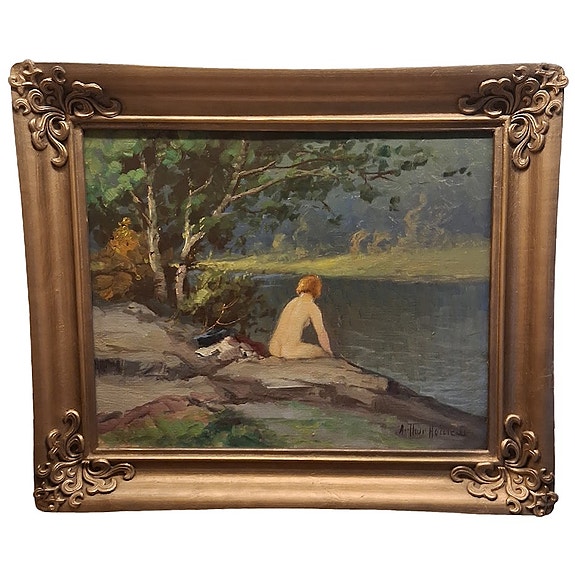 Taulu, sign. Arthur Heickell