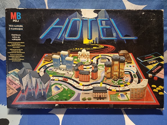 HOTEL lautapeli (vuoden 1988 painos)