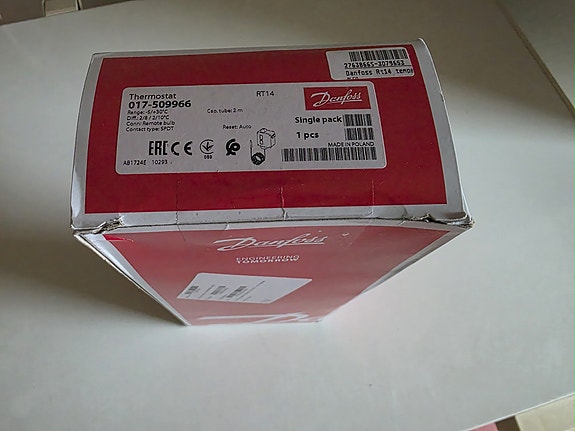 Uusi Danfoss RT14 lattialämmityksen termostaatti