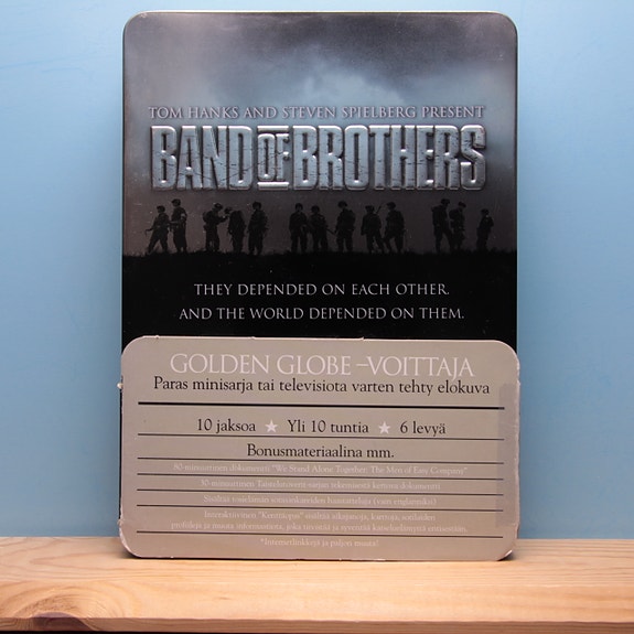 Band of Brothers Tin Box. DVD