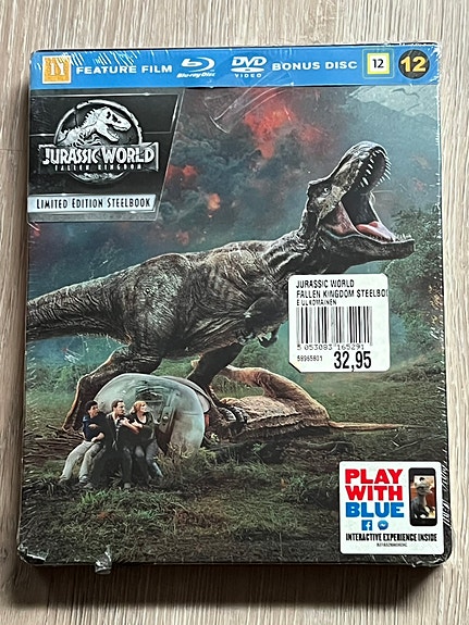 Jurassic World Fallen Kingdom - Steelbook (Blu-ray + DVD)