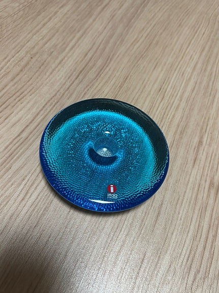 Iittala Nappi kynttilänjalka – sininen