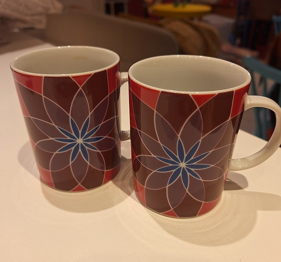 Kultakeramiikka, mukit 2 kpl