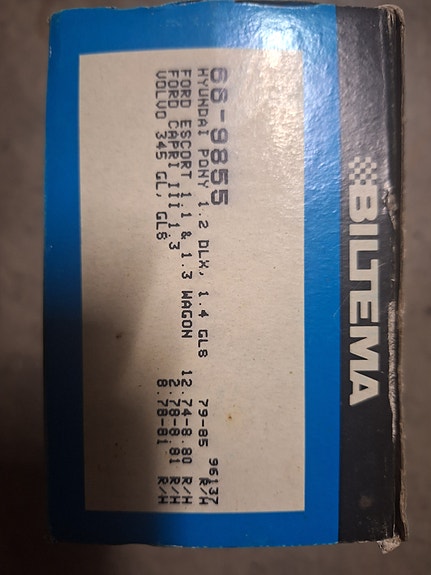 Ford Escort mk2 jarrukengät