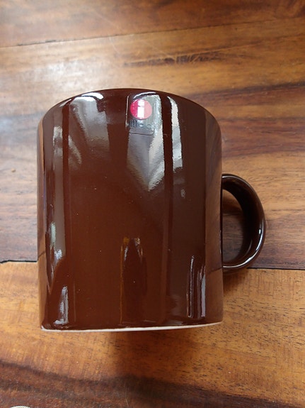 Iittala Teema tarrallinen ruskea muki