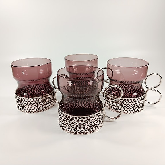 Lasi 4kpl, Tsaikka, design Timo Sarpaneva