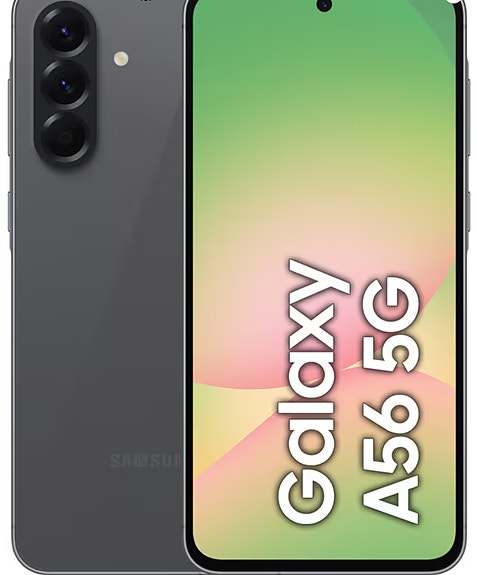 Samsung Galaxy A56 5G -puhelin, 256/8 Gt, Awesome Graphite/Musta, (Uusi)
