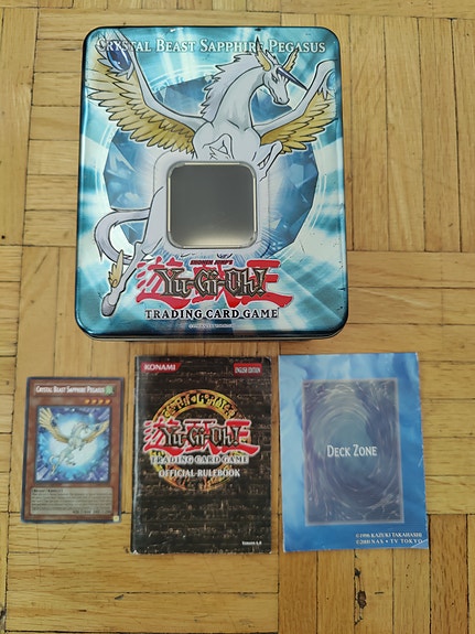 Yu-gi-oh! Crystal beast sapphire pegasus -setti