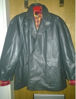 RUKKA retro, harmaa sadetakki koko 48 Sopii miehelle ja naiselle