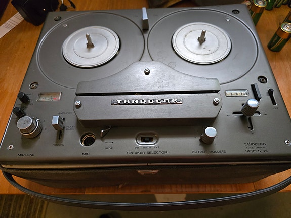 Vintage kelanauhuri Tandberg series 15 (15-22)
