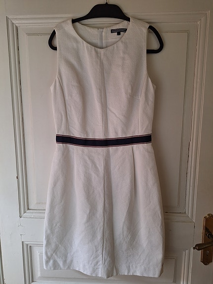 Tommy Hilfiger Mekko Valkoinen Koko XS