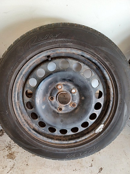 Volkswagen caddy vanteet/renkaat 205/55R16