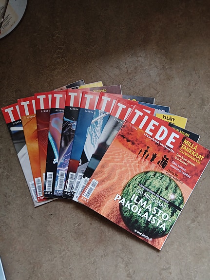 Tiede lehti (ent. Tiede 2000) vuosi 2006 numerot 1-9.
