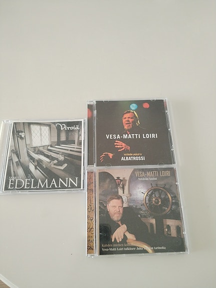 Vesa-Matti Loirin ja Samuli Edelmannin CD:t