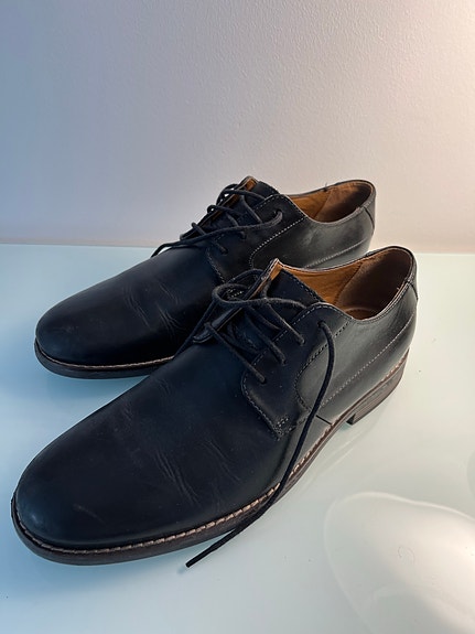 Clarks Desert Plain Miesten Nahkakengät Koko 41 Musta