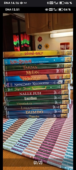 Walt Disney piirrettyjä dvd elokuvia