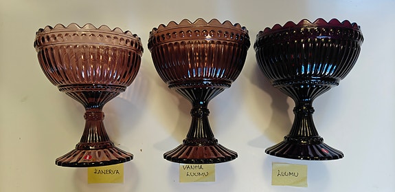 3 x Mariskooli: Kanerva, vanha luumu, luumu, iso