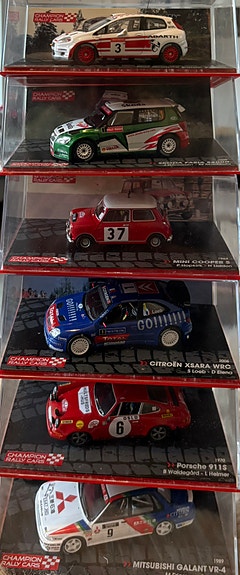 1/43 Ralli autojen pienoismallit