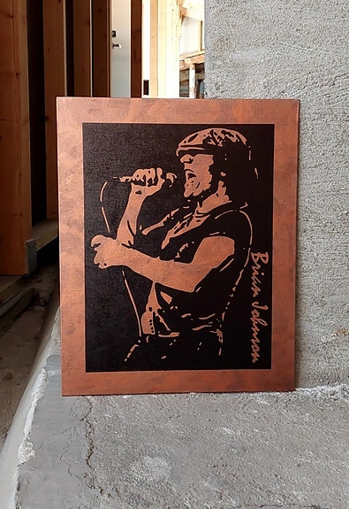 Brian Johnson / AC/DC - taulu