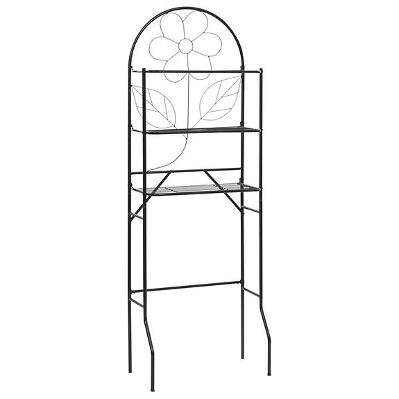 vidaXL WC-hylly musta 60 x 33 x 174 cm(sku246722