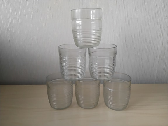 Riihimäen lasi juomalasit 6 kpl, TARMO?