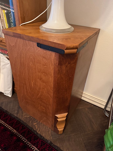 Boknäs mappi nurkkaelementti keskiruskea ovh 460€