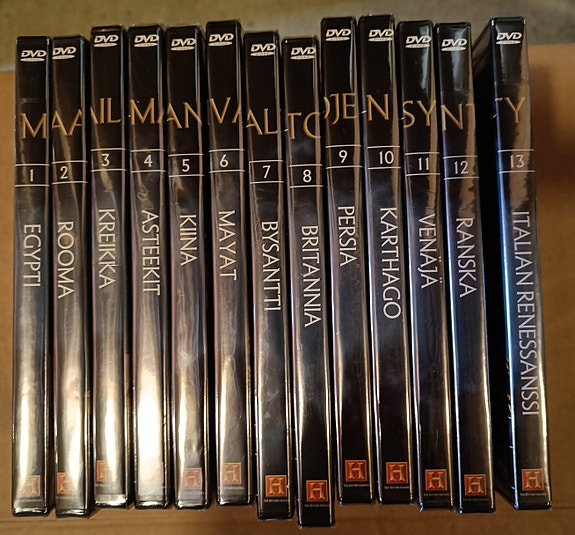 Maailman valtojen synty - DVD sarja/ 13 kpl