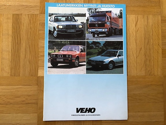Esite Oy Veho Ab 1983 Mercedes BMW Honda - yritysesittely