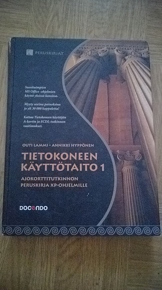 Tietokoneen käyttötaito 1 oppikirja,