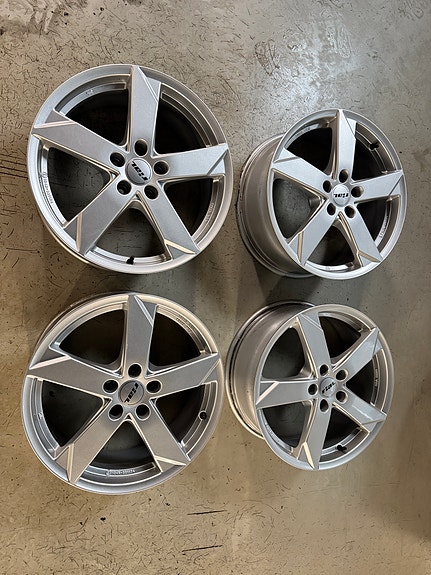 7.5jx18 ET45 Rial vanteet.