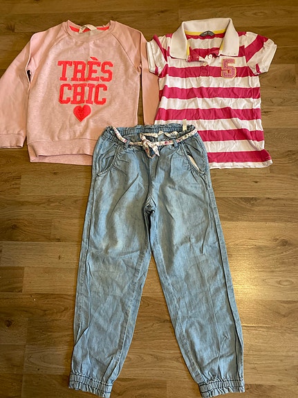 H&M ja Lindex tyttöjen vaatteet koko 110cm