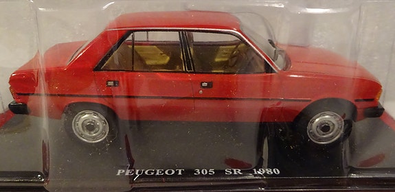 Pienoismalli Peugeot 305 SR 1980     1/24
