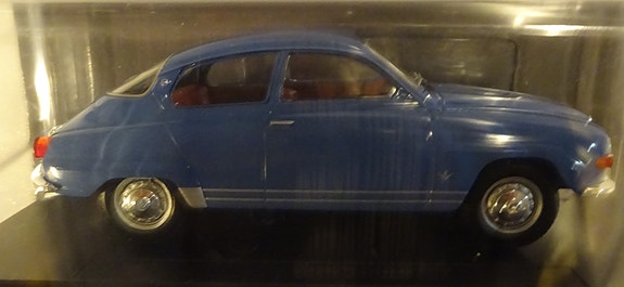Pienoismalli Saab 96 V4   sininen  1/24