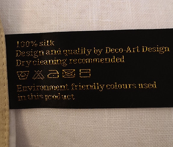 Deco Art Design SilkkiverhotBeige 100% silkki