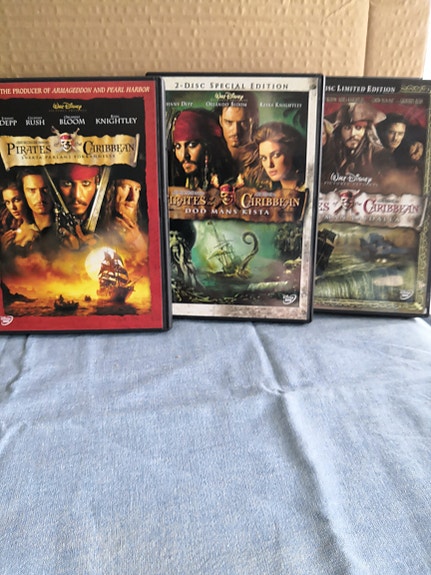 PIRATES OF THE CARIBBEAN dvd-elokuvat