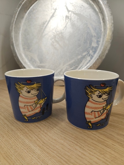 Tuutikki muumimukit 2kpl, tarraton