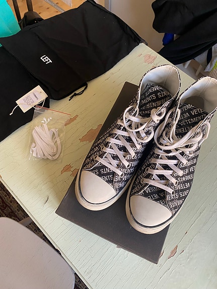 Vetements canvas sneakers 42