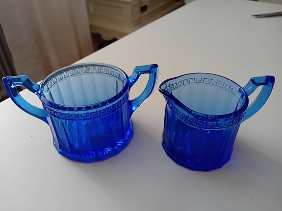 Sokerikko ja kermakko, sininen