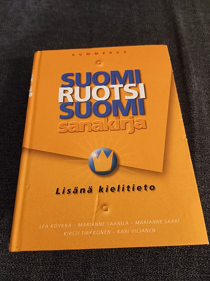 Suomi Ruotsi Suomi sanakirja