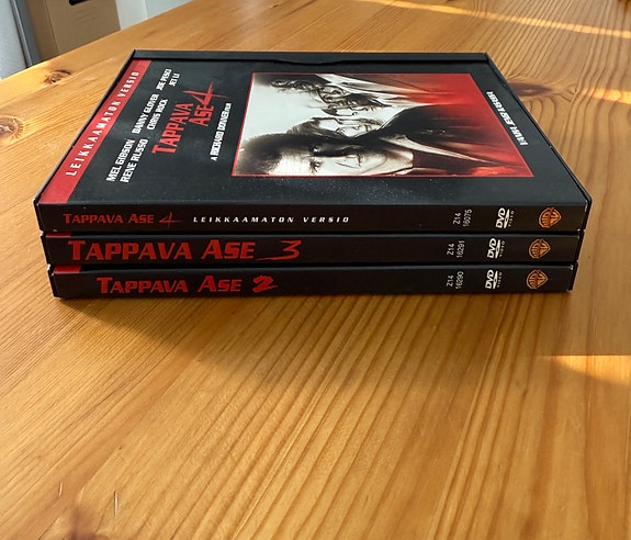 Tappava ase 2-4 DVD:t  (Lethal veapon)
