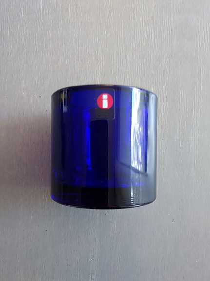 Iittala kivi tuikku koboltin sininen