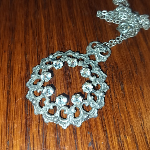 Vintage hopea Salovaara design koru