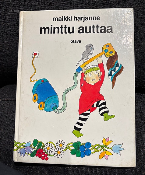 Maikki Harjanne Minttu auttaa Kirja
