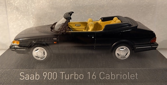 Pienoismalli Saab 900 16 Cabriolet 1992  1/43