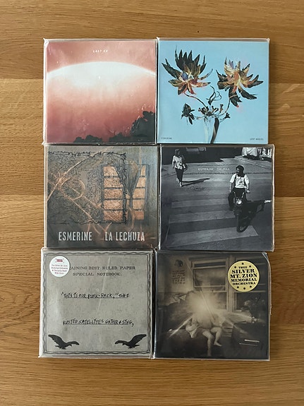 A Silver Mt.Zion/Esmerine/Last Ex CD levyjä